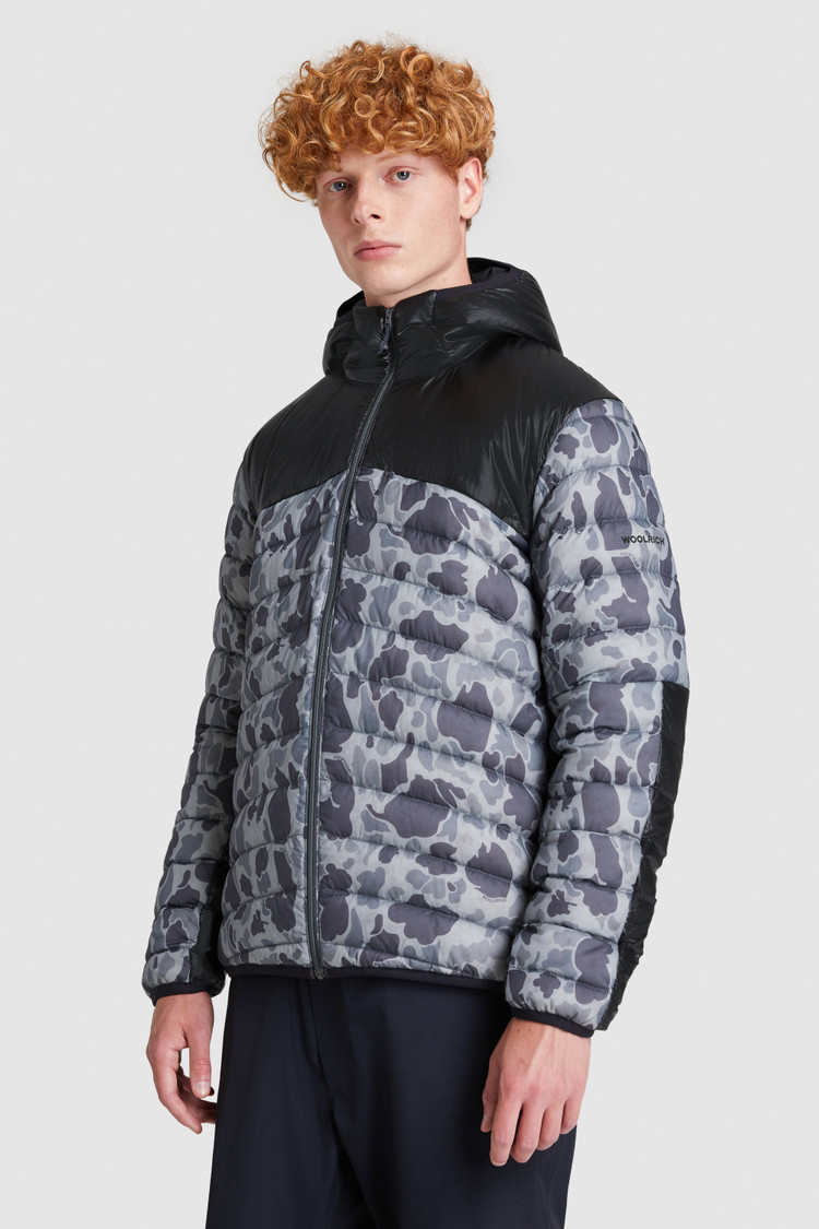Chaqueta acolchada Tundra con estampado de camuflaje