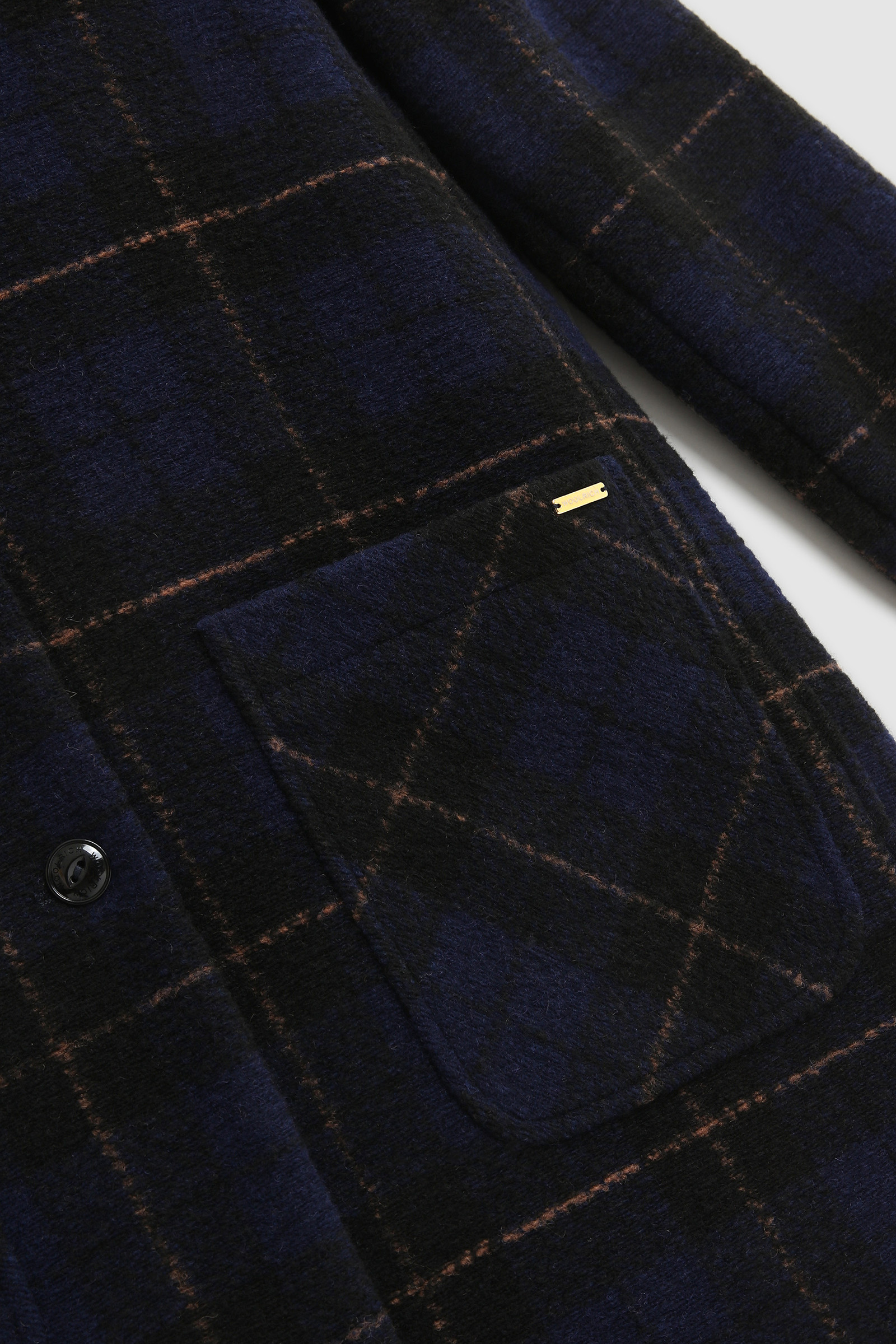 Gentry Coat in Virgin Wool Blend Blue photo 8 | Woolrich