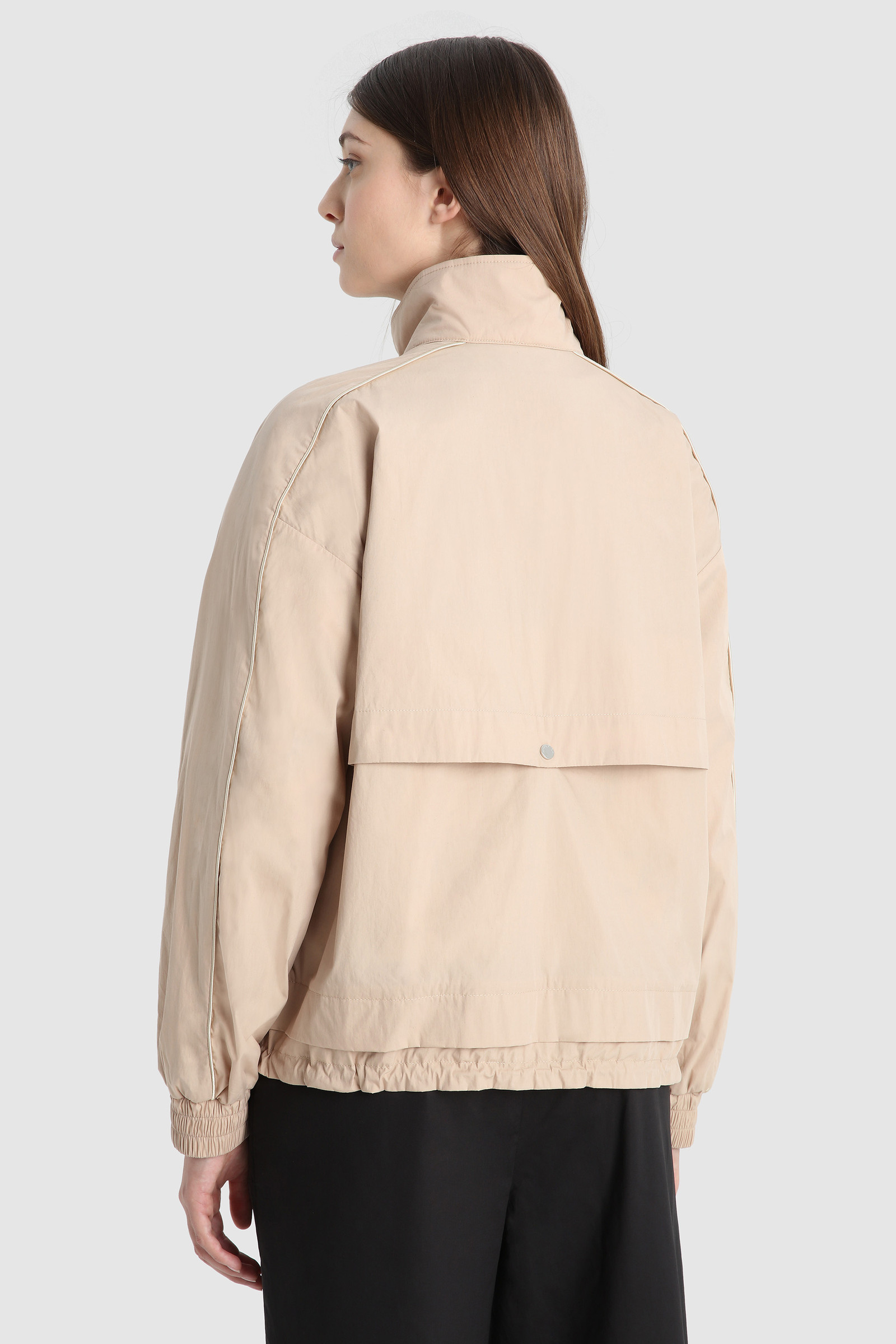 Kendall Jacket in Cotton Nylon Blend Beige photo 3 | Woolrich
