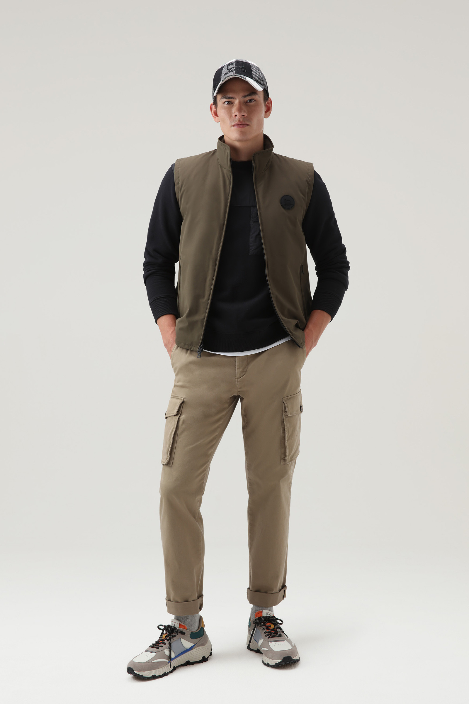Gilet imbottito Sailing verde photo 2 | Woolrich
