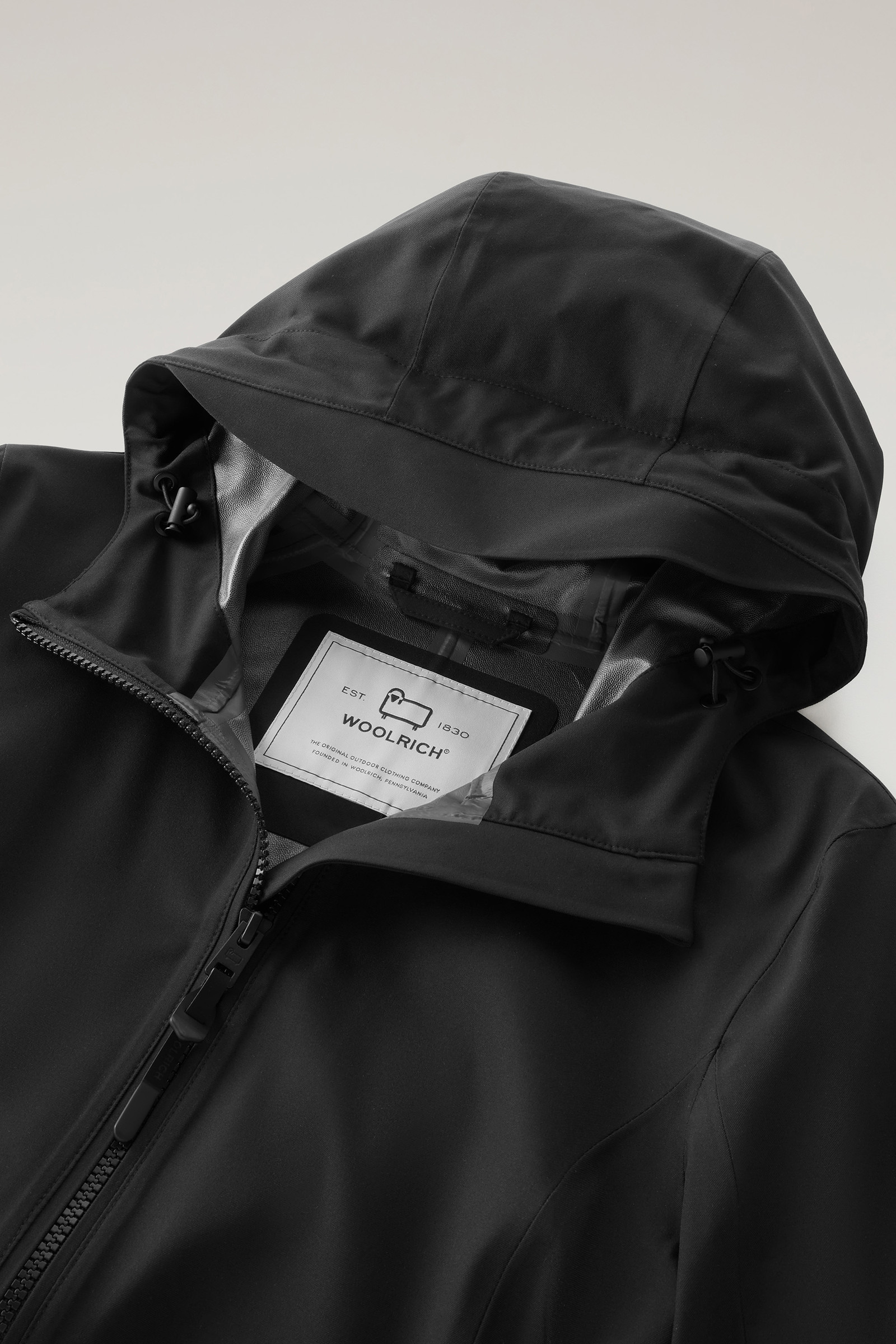 Waterproof Leavitt Jacket with Hood Black photo 6 | Woolrich