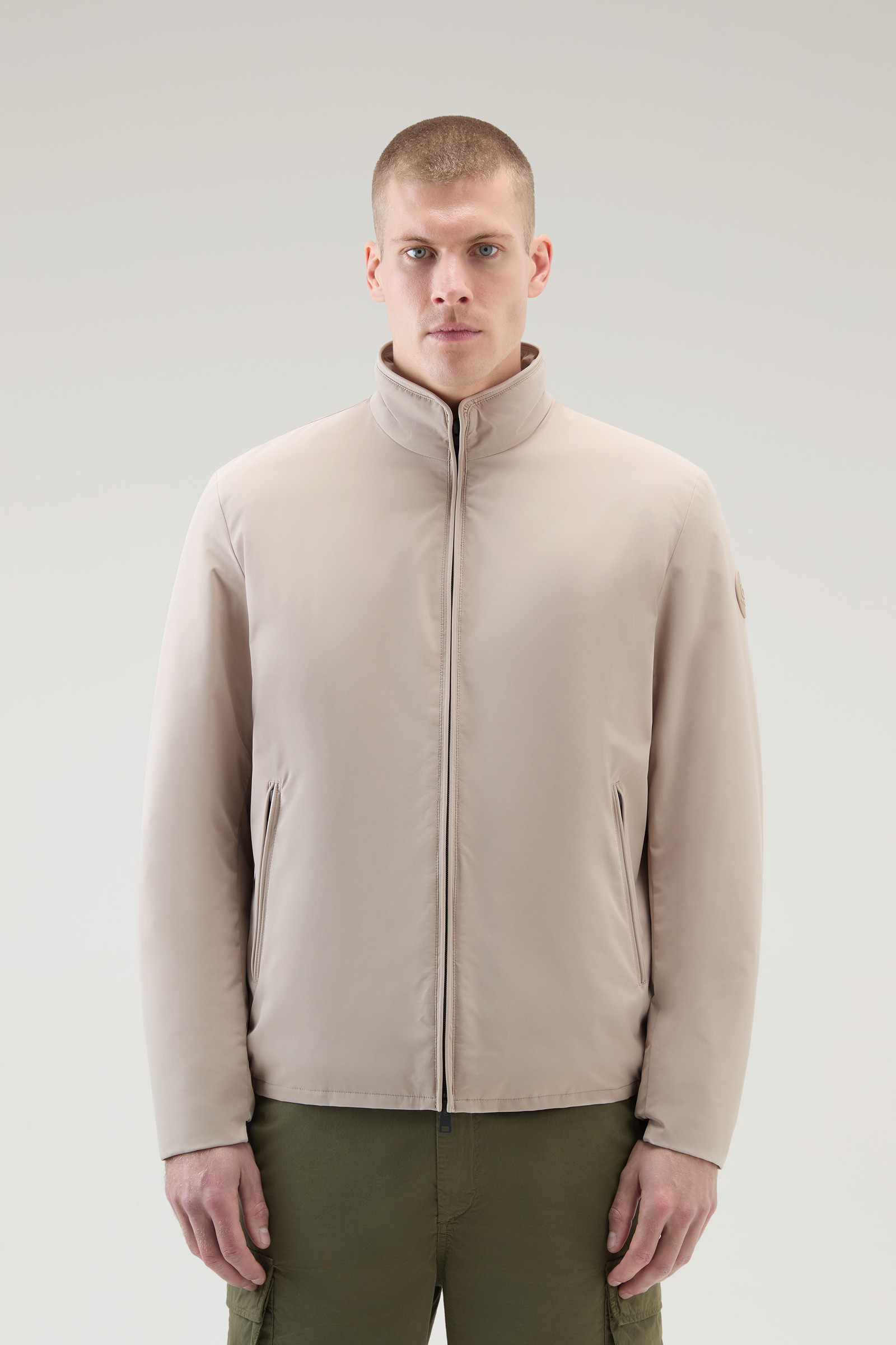 Padded Sailing Bomber - Men - Beige