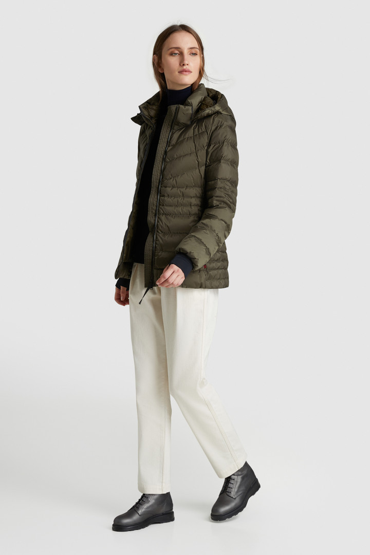 Hooded tech jacket