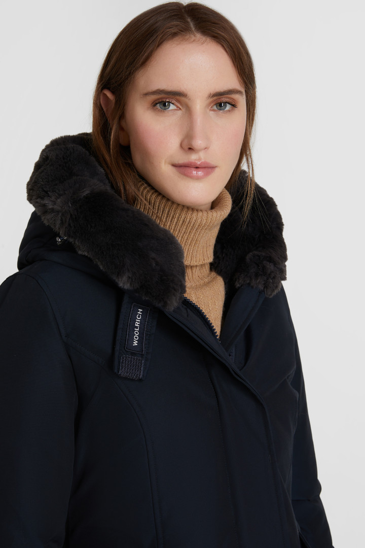 Beaker Parka with faux fur