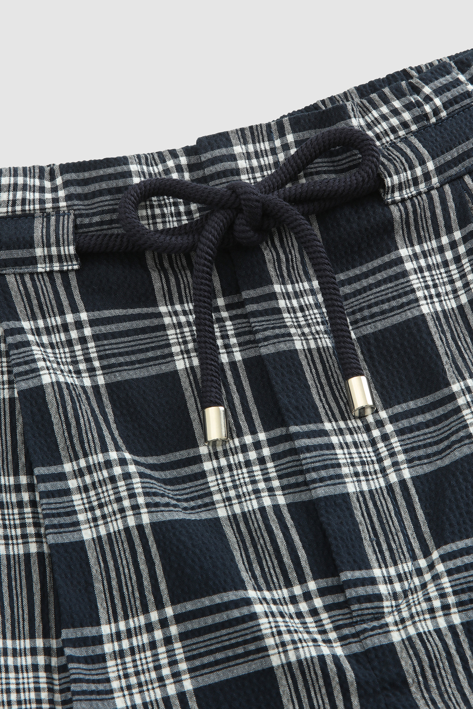 Pantalones cortos de algodón Seersucker Azul photo 5 | Woolrich