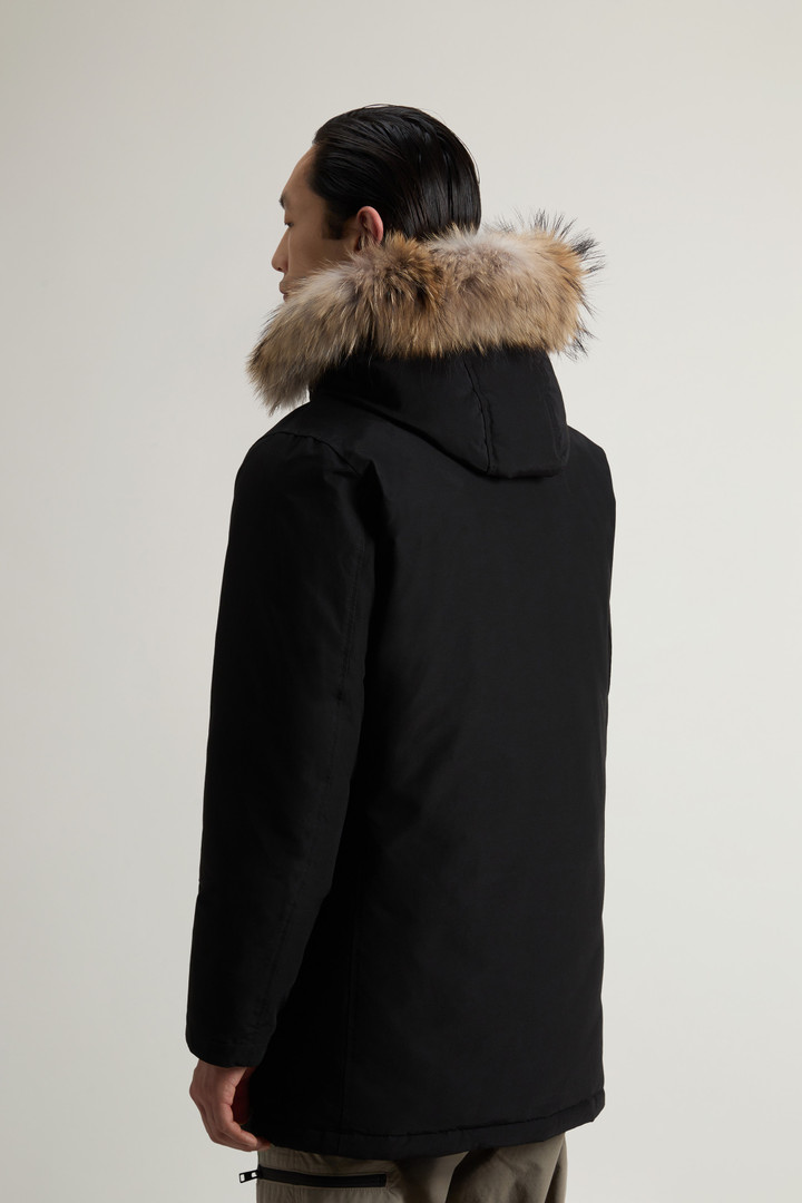 Daytona Parka in Ramar Cloth with Detachable Fur Black photo 3 | Woolrich