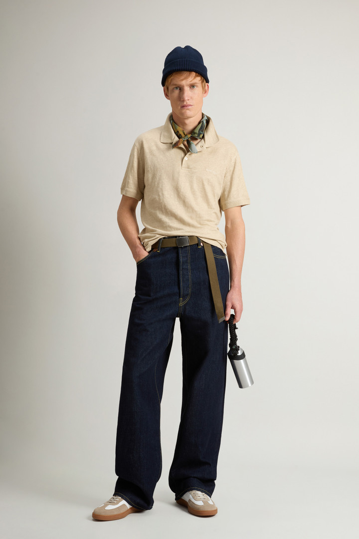 Polo de puro lino Beige photo 2 | Woolrich