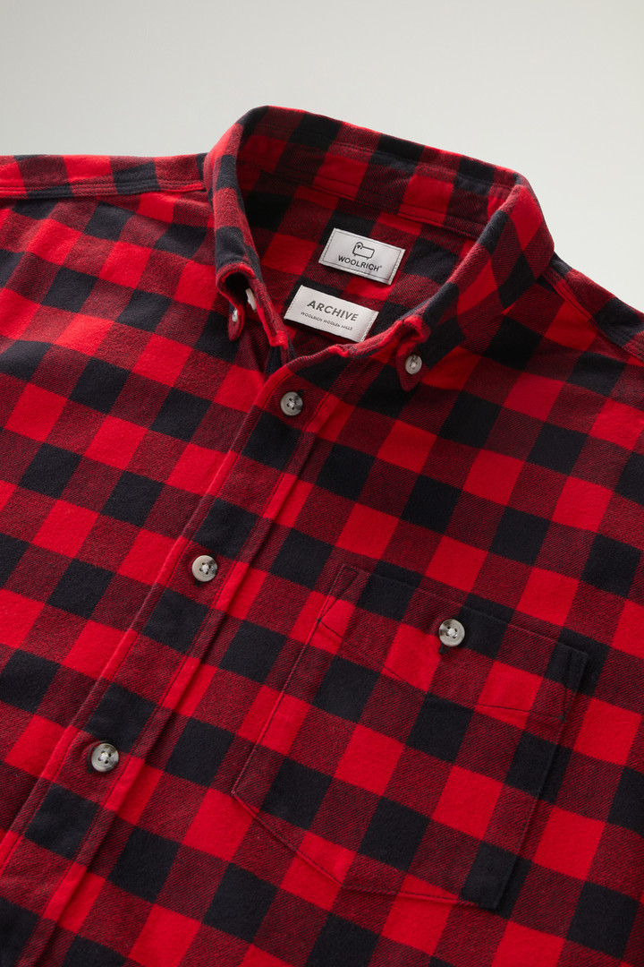 Traditional Karoshirt aus Flanell Rot photo 6 | Woolrich
