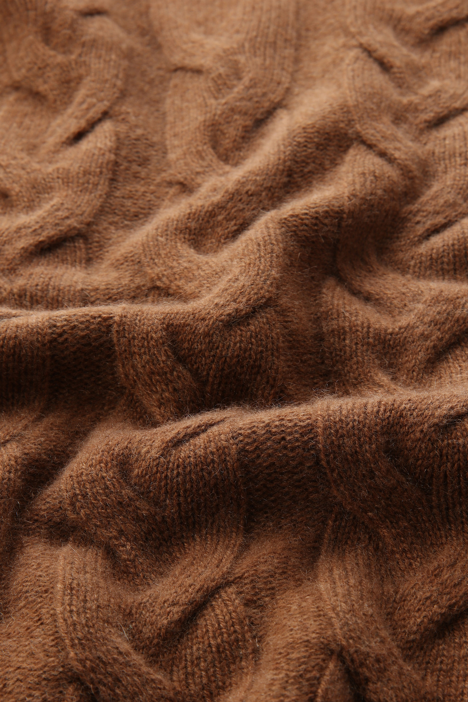 Cashmere Cable-Knit Turtleneck Brown photo 8 | Woolrich