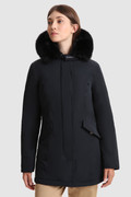 Luxury Arctic Parka with removable dyed fur