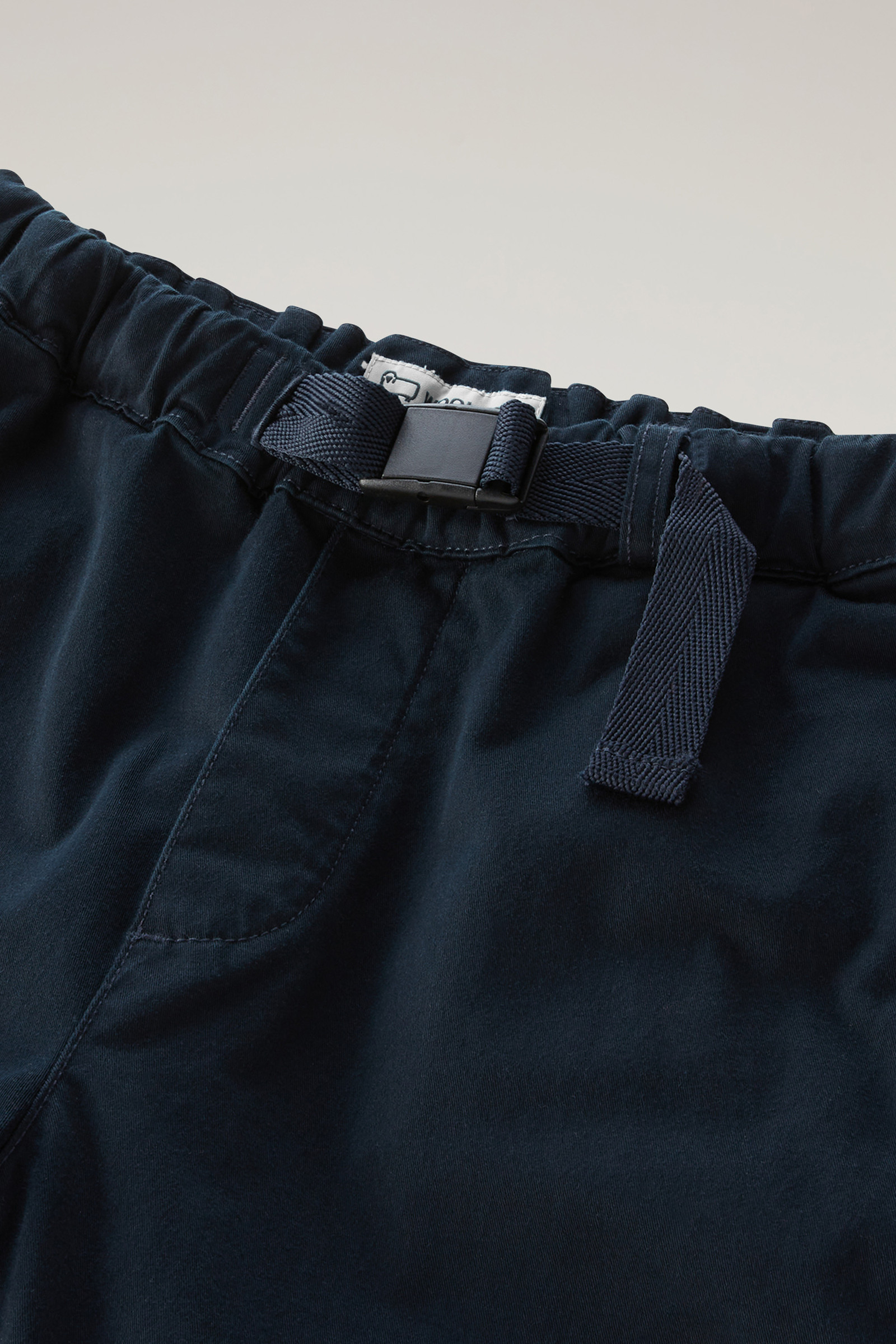 Stückgefärbte Hose aus Baumwoll-Stretch für Jungen blau photo 3 | Woolrich