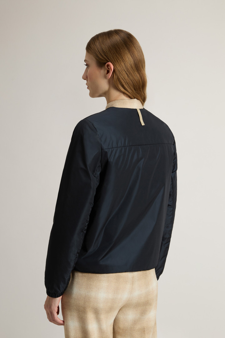 Crewneck Jacket in Nylon Blue photo 3 | Woolrich