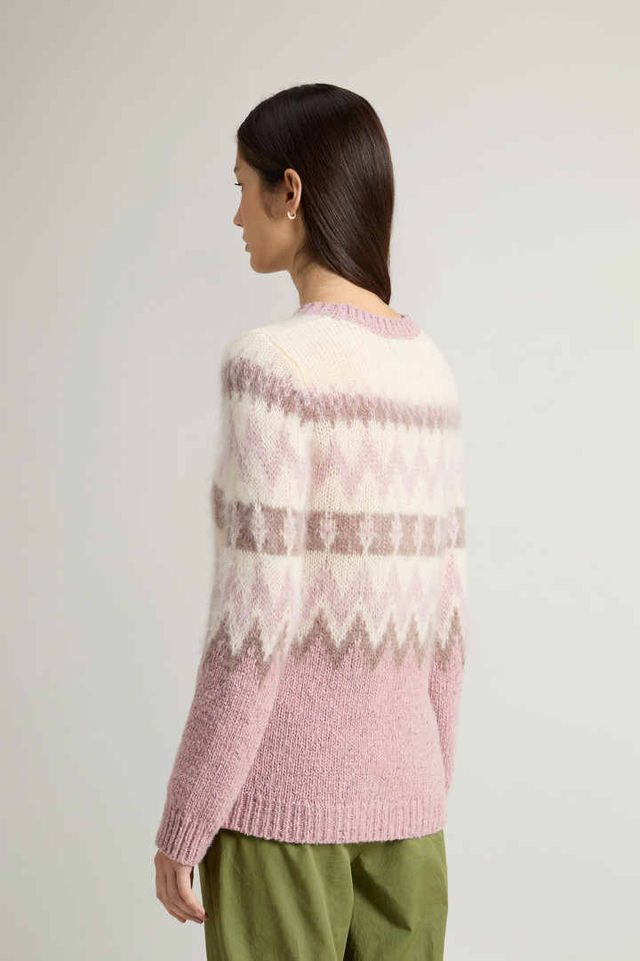 Fair Isle Pullover aus einer Wollmischung Braun photo 3 | Woolrich