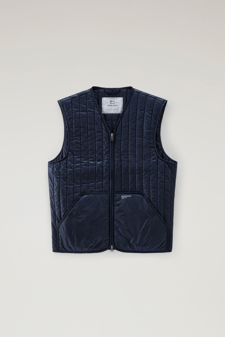 Quilted Vest in Recycled Pertex Quantum Blue photo 5 | Woolrich