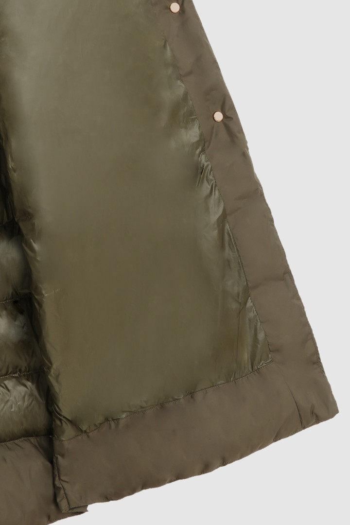 Ellis long Coat with horizontal quilting