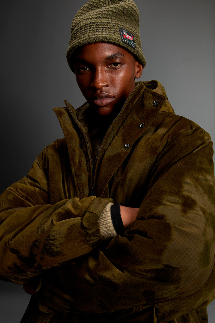 Olmetex Ripstop Nylon Jacket with Camouflage Motif by Todd Snyder Brown photo 4 | Woolrich