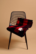 Buffalo Check Pure Wool Blanket - Made in Italy