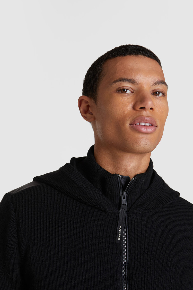 Veste rembourrée en maille technique avec manches