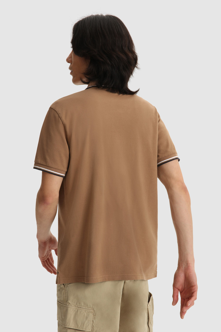 Polo Monterey de piqué de algodón