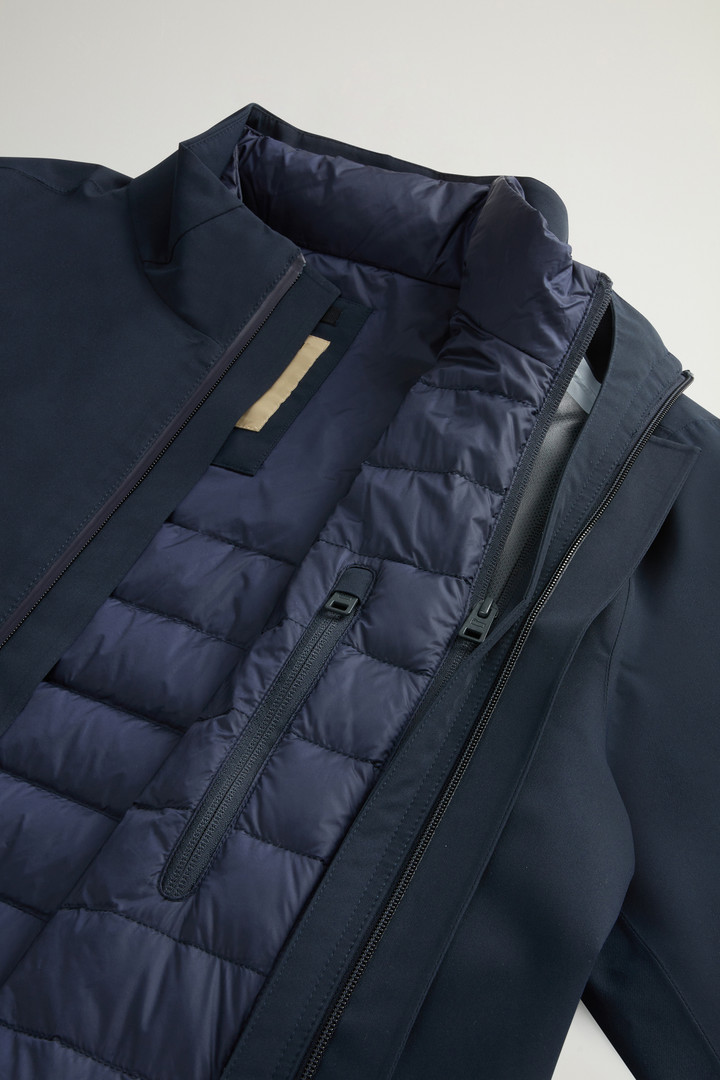 2-In-1 Jacket in Two-Layered Fabric Blue photo 7 | Woolrich