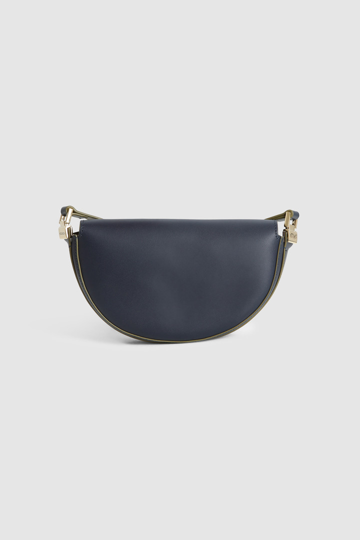 Bolso bandolera de piel azul photo 3 | Woolrich