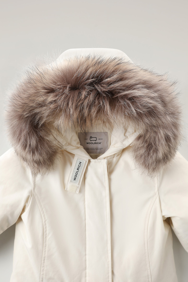 Girls' Arctic Parka with Detachable Fur Trim White photo 3 | Woolrich