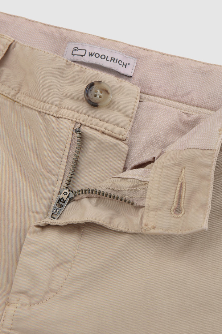 Boy's Pant in Garment-Dyed Cotton Brown photo 5 | Woolrich