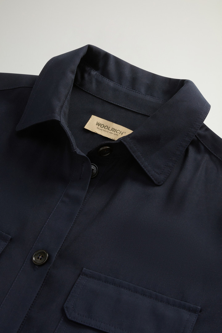 Long Tencel Dress Blue photo 6 | Woolrich