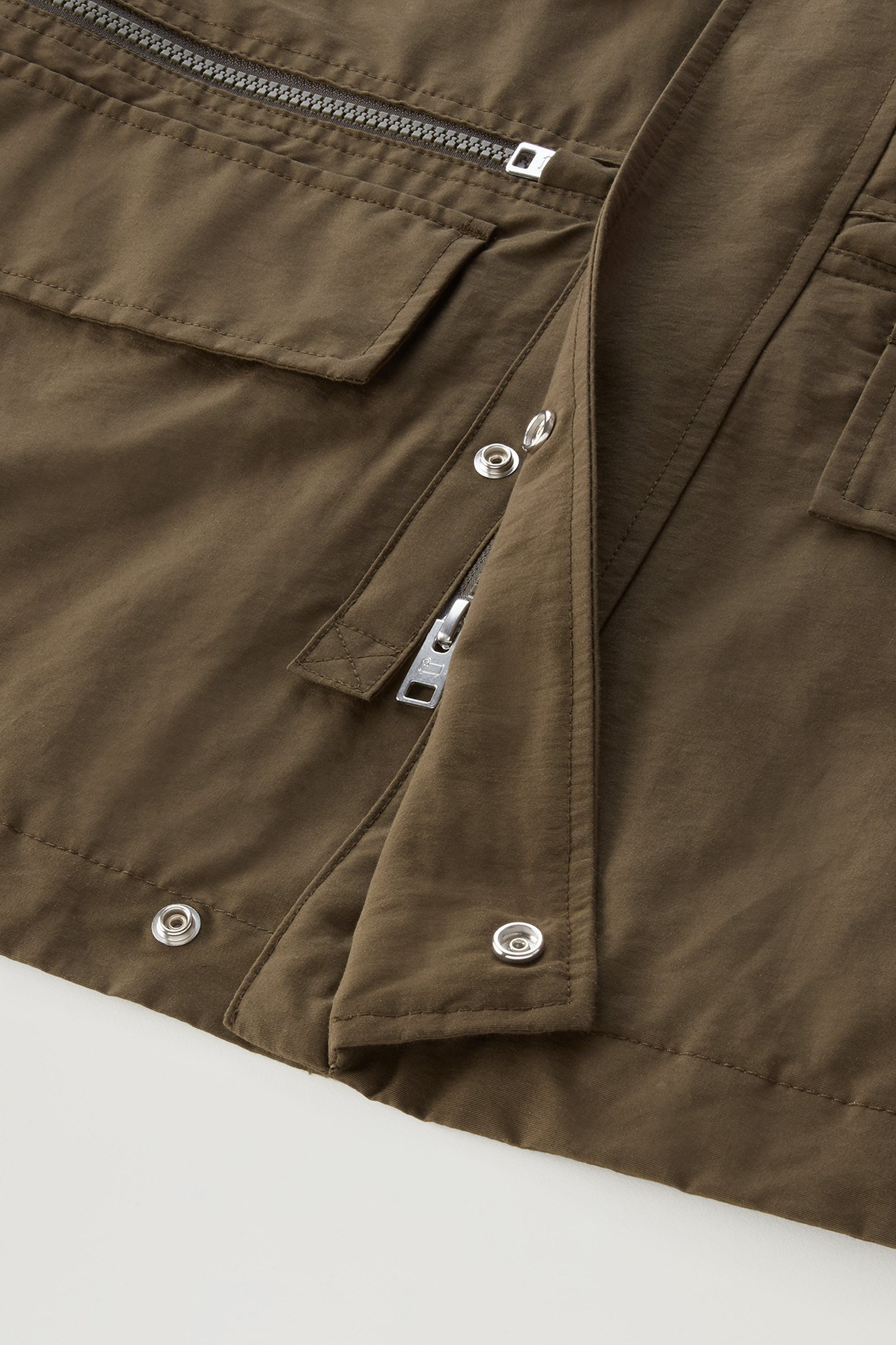 Cruiser-veldjack van Light Eco Ramar met opvouwbare capuchon groen photo 10 | Woolrich