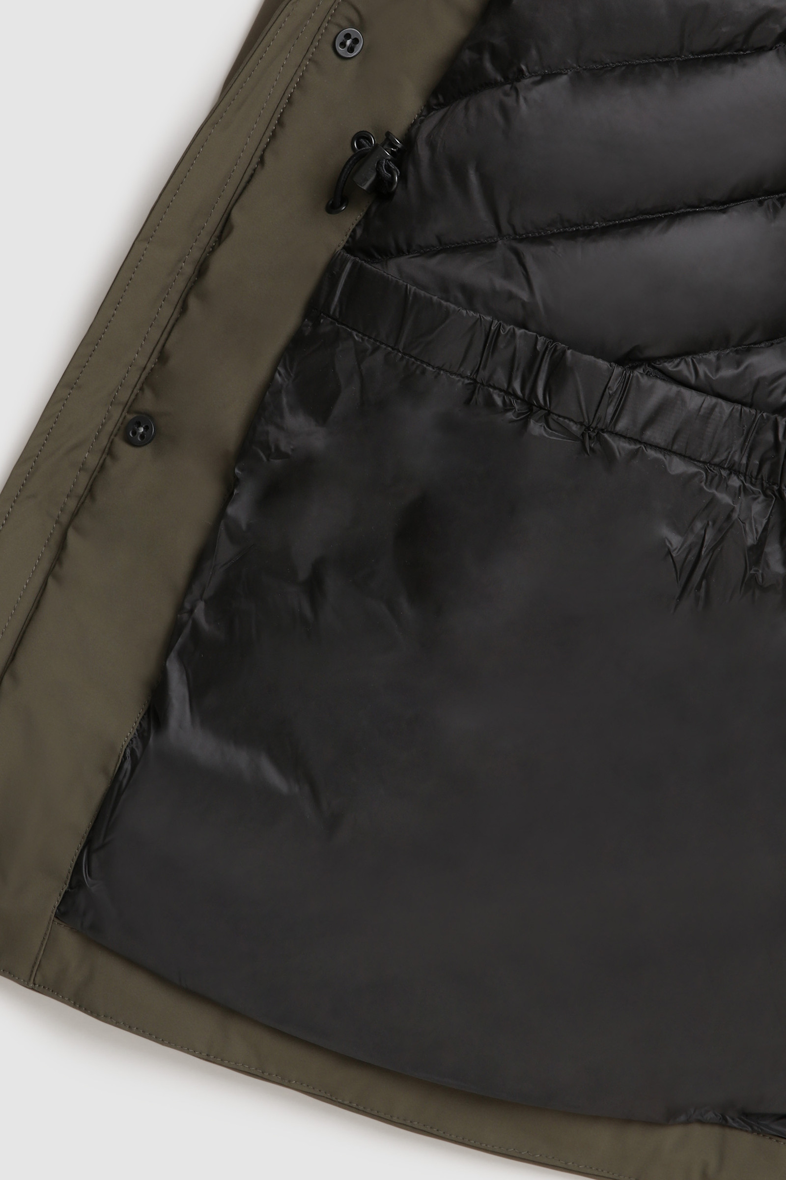 Arctic Stretch Parka with Graphene Padding Green photo 10 | Woolrich