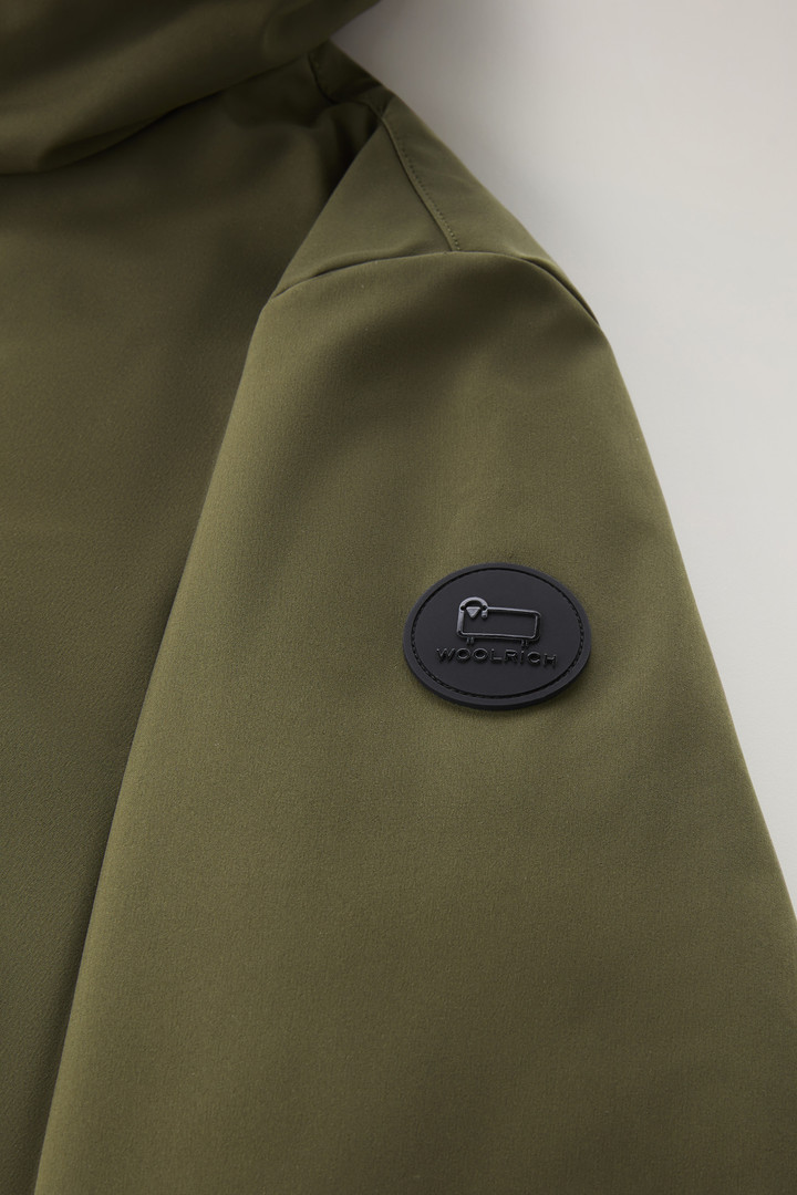 Pacific Jacket in Tech Softshell Green photo 7 | Woolrich