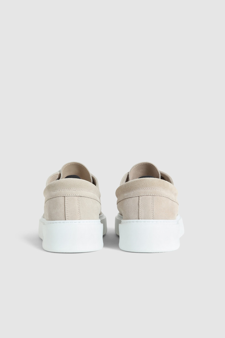 Suede Boat Shoes Beige photo 3 | Woolrich