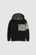 Boy's Hoodie with Camouflage Print