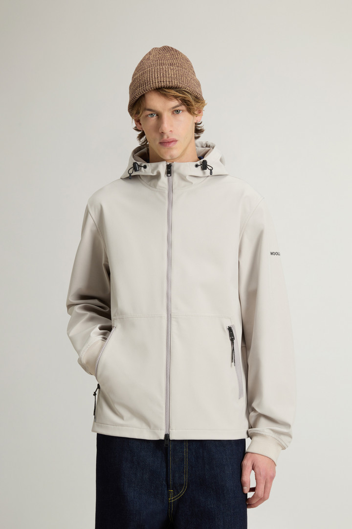 Jacket in Tech Softshell Gray photo 1 | Woolrich