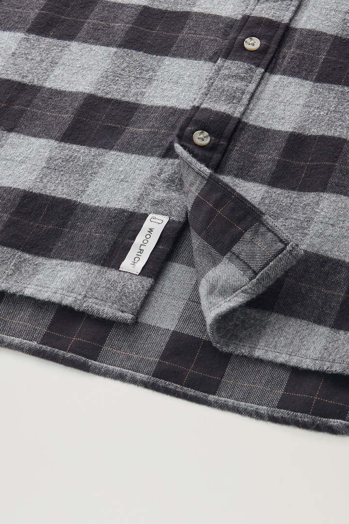 Traditional Flannel Check Shirt Gray photo 8 | Woolrich
