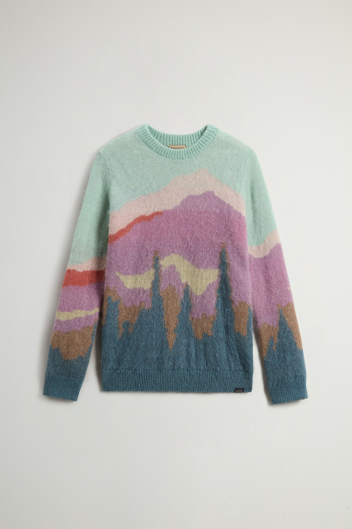 Trui met ronde hals van een mix van mohair en wol Roze photo 1 | Woolrich