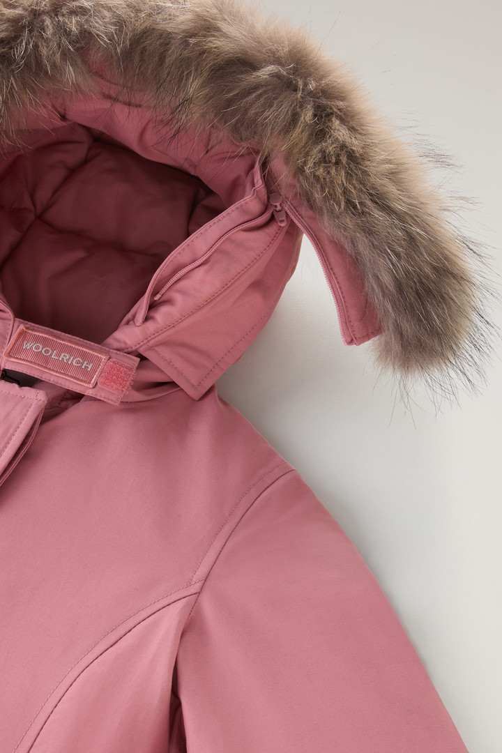 Girls' Arctic Parka with Detachable Fur Trim Pink photo 4 | Woolrich