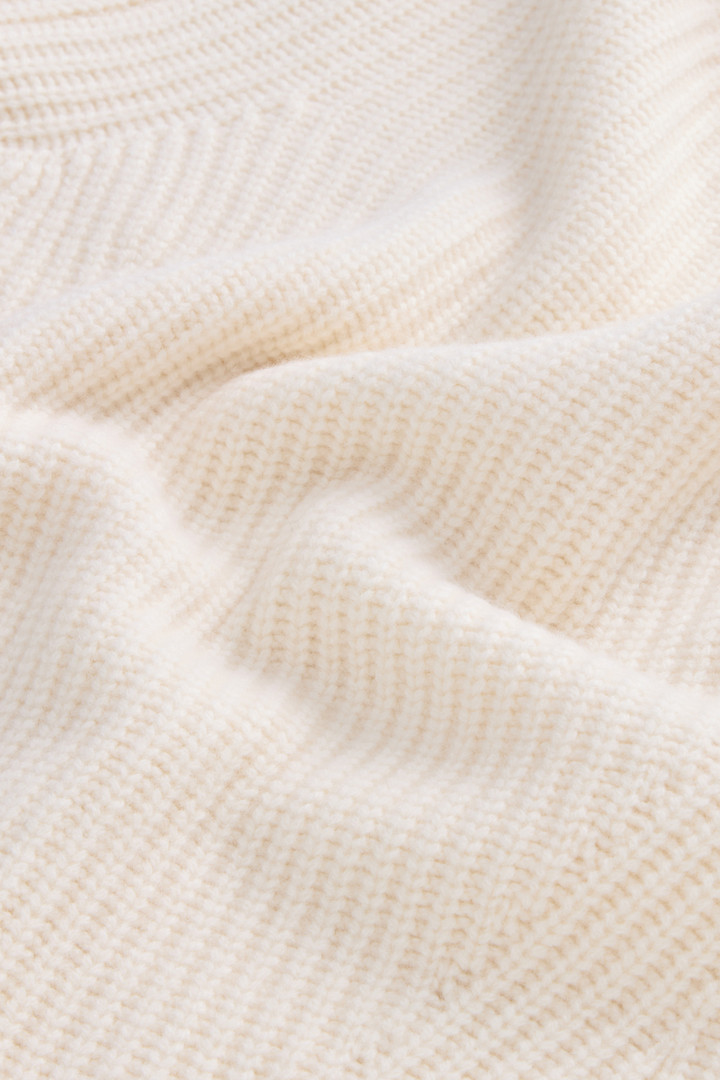 Canberra Turtleneck Sweater in Pure Virgin Wool White photo 8 | Woolrich