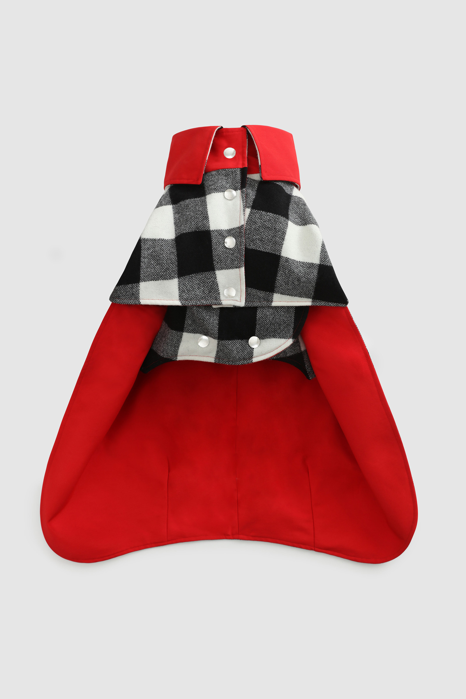 Maxi-camicia Buffalo Check per cani di taglia grande Temellini/Woolrich bianco photo 5 | Woolrich