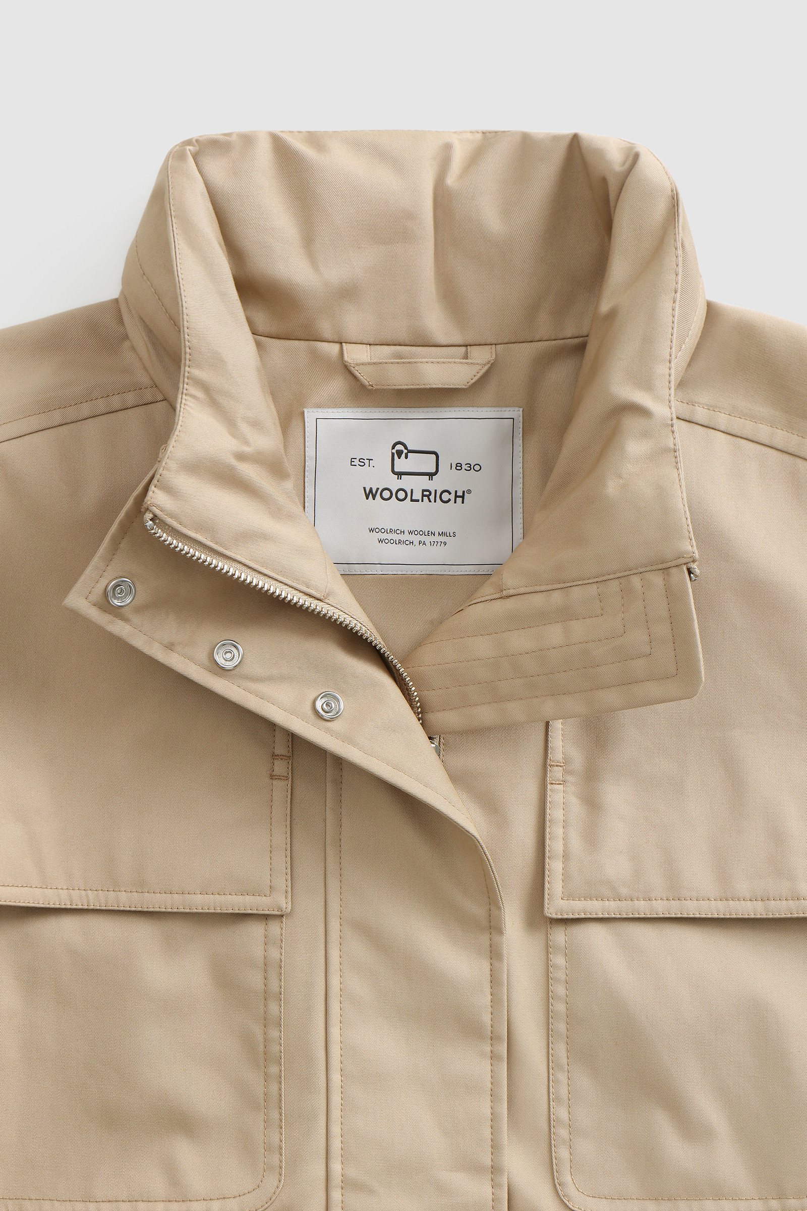Havice Field Ultralight Jacket with Hidden Hood Beige photo 5 | Woolrich