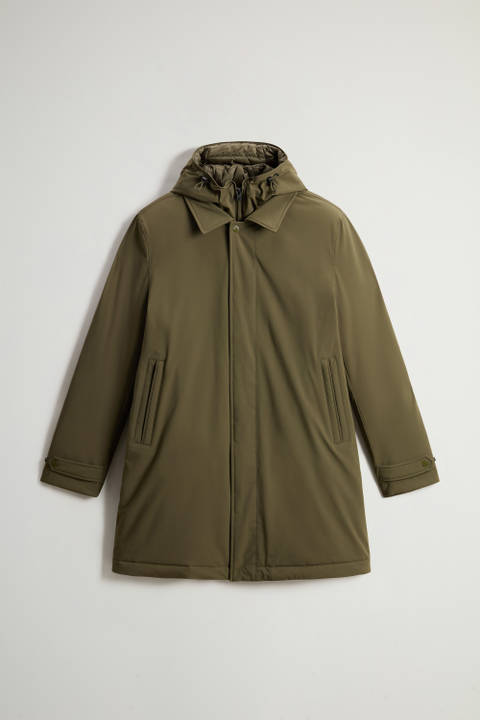 2-In-1 Stretch Nylon Overcoat Green photo 2 | Woolrich