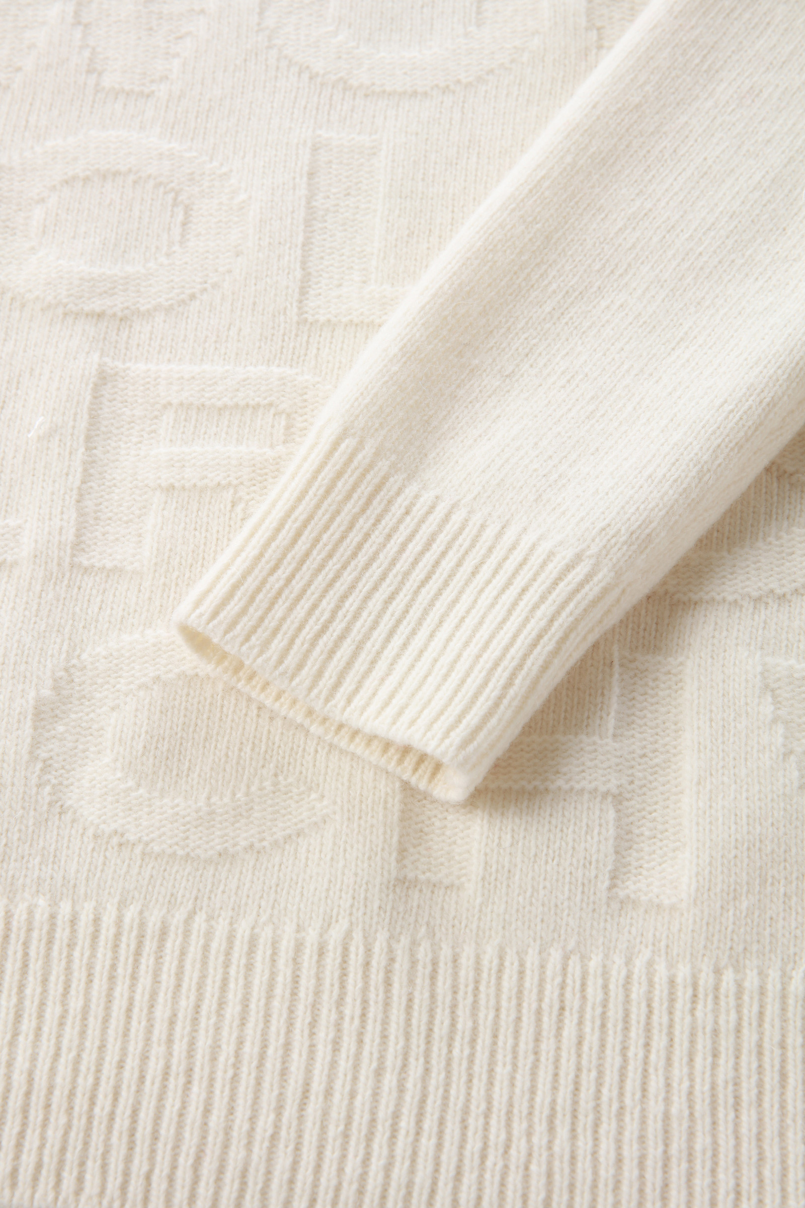 Boys' Logo Crewneck Beige photo 7 | Woolrich