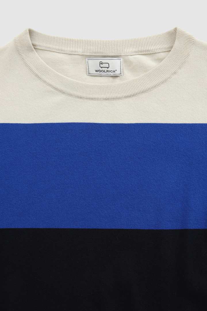 Jersey de cuello redondo con manga 3/4 azul photo 5 | Woolrich