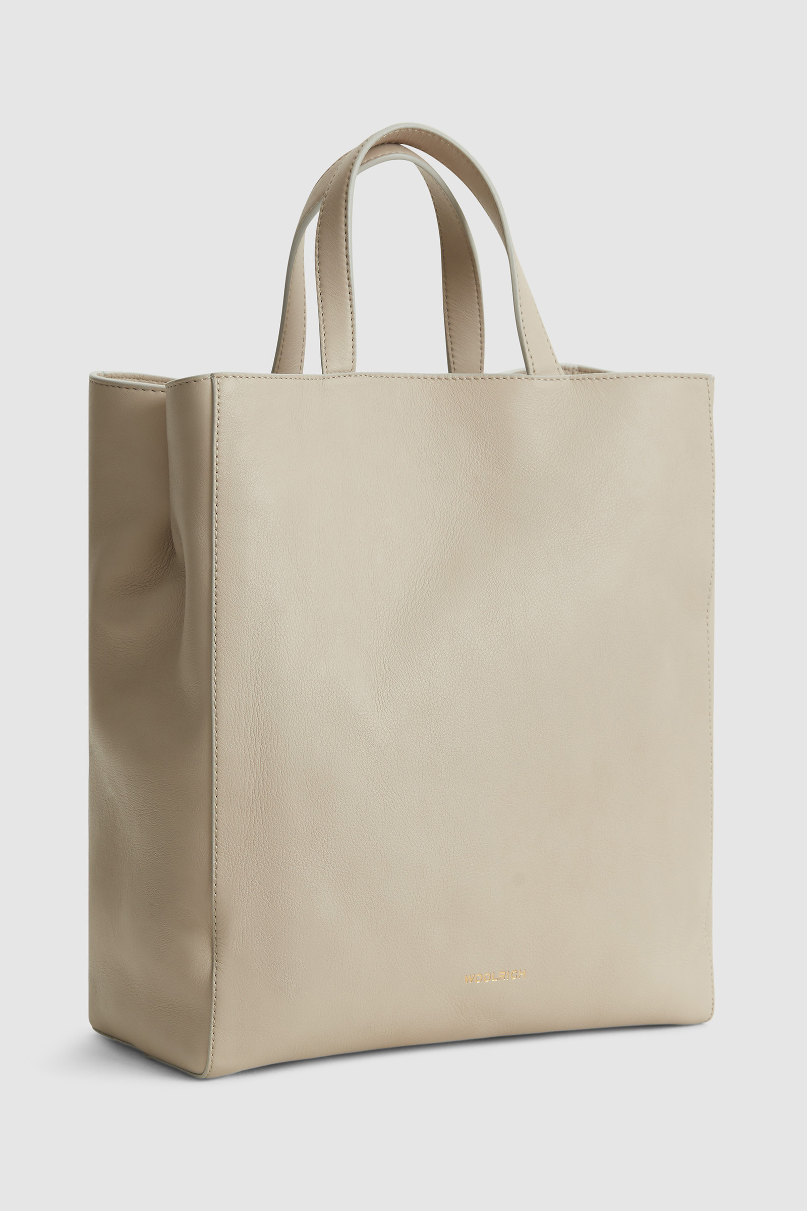 Tote bag with detachable strap White photo 2 | Woolrich