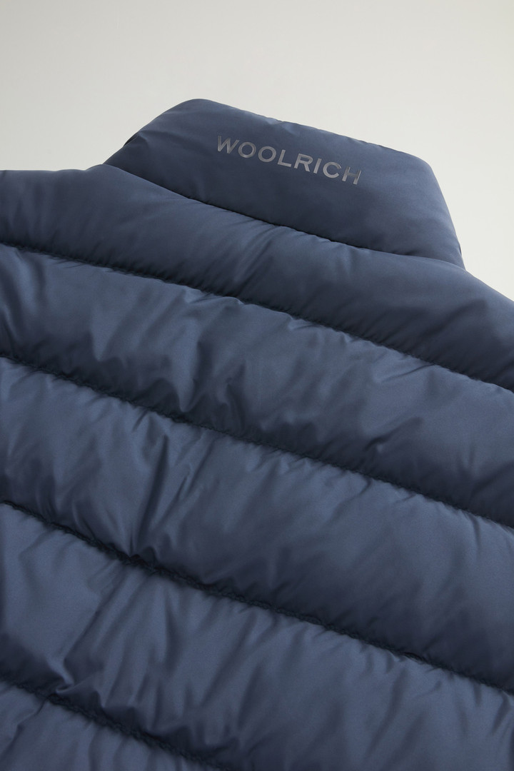 Lightweight Down Jacket in Microfiber Blue photo 7 | Woolrich