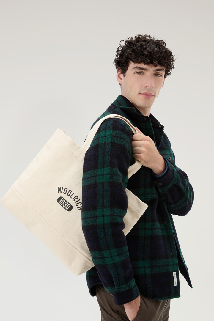 Tote bag White photo 8 | Woolrich