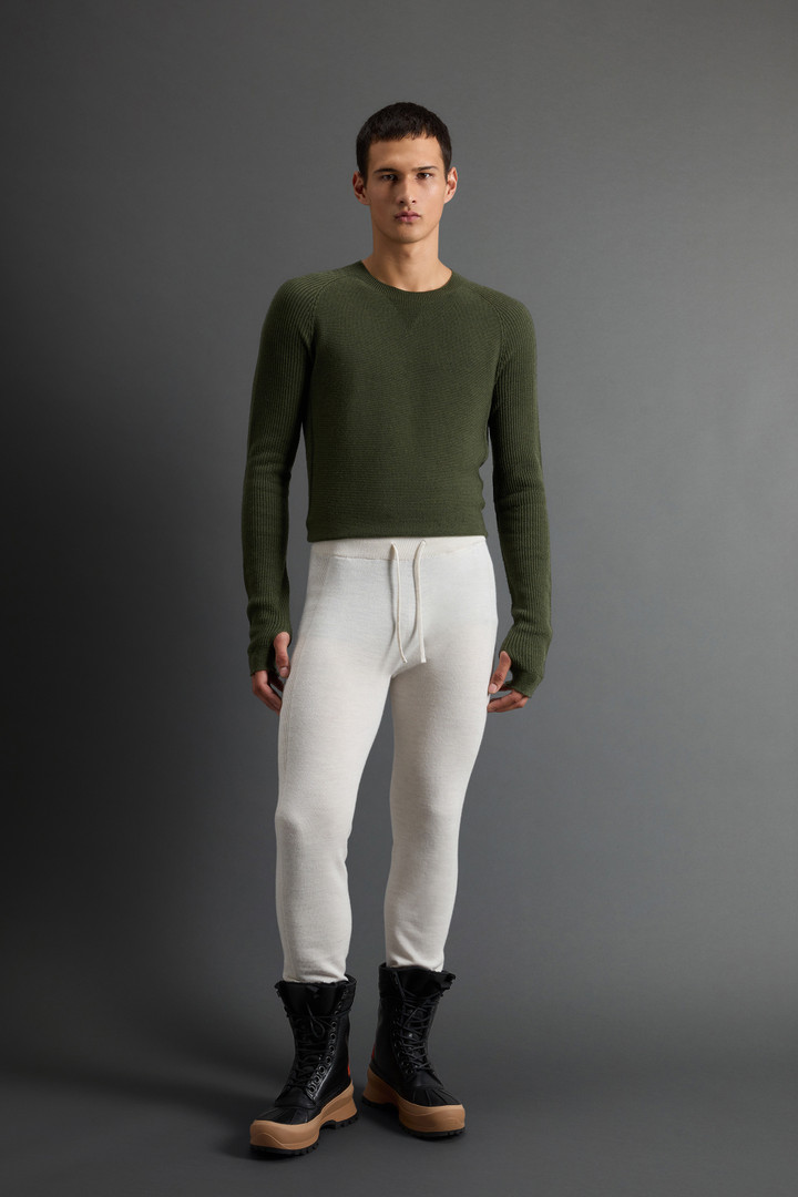 Pants in Pure Merino Wool by Todd Snyder Beige photo 1 | Woolrich