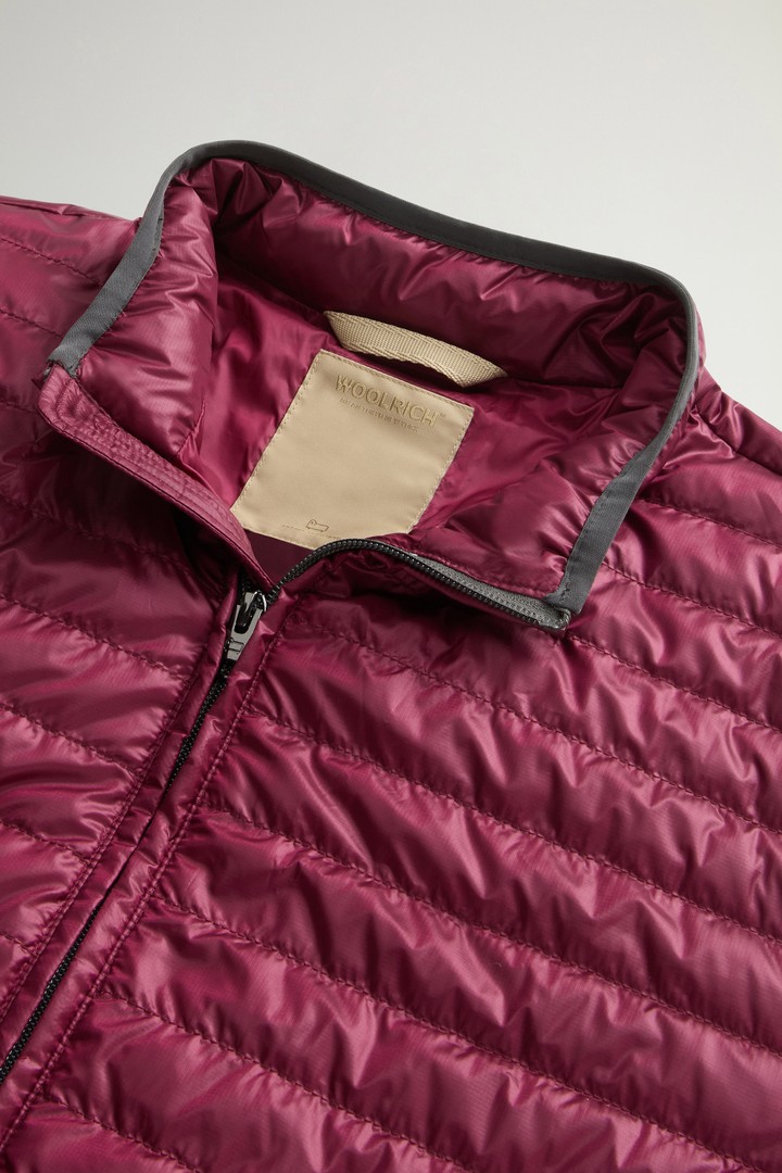 Lightweight Allen Down Jacket in Ripstop Nylon Burgundy photo 6 | Woolrich
