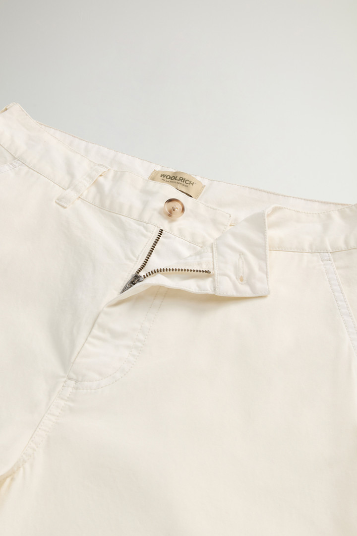 Garment-Dyed Pure Cotton Chino Pants White photo 5 | Woolrich