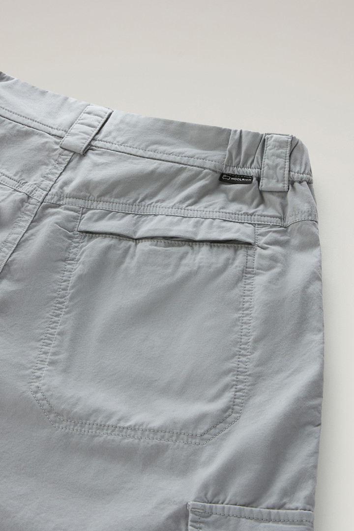 Cargo Pants in Pure Cotton Gabardine Gray photo 7 | Woolrich